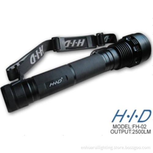 Rechargeable 28W/35W Dual Power HID Torch (FH02)